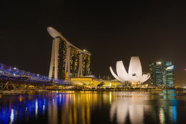  Singapur Finans bölgesine manzarası