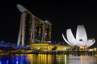  Marina bay sands, gece