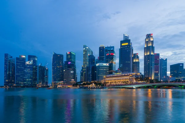 Ορίζοντας οικονομική περιοχή της Σιγκαπούρης — Φωτογραφία Αρχείου