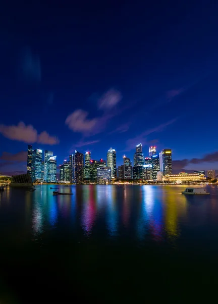 Skyline distrito financiero de Singapur — Foto de Stock