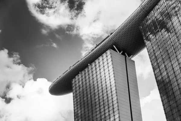 Отели Marina Bay Sands в Сингапуре — стоковое фото