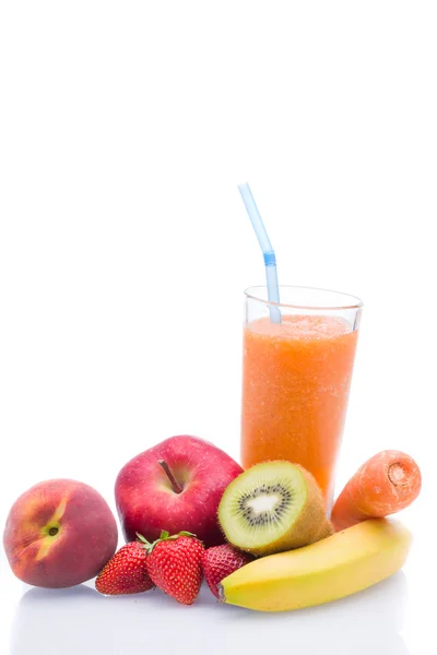 Fruit smoothies shakes — Stock Photo, Image