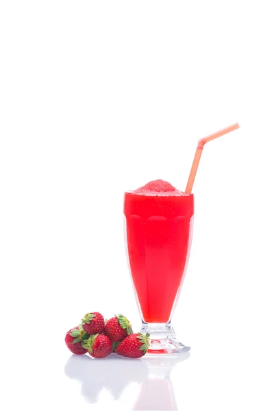 Aardbei Granita slush — Stockfoto