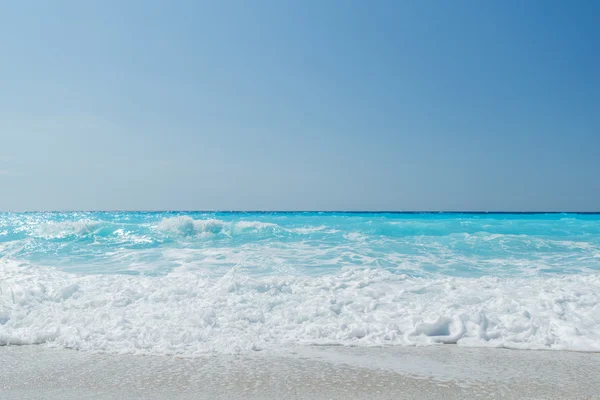 Kathisma Beach, Isla Lefkada en la Grecia jónica . —  Fotos de Stock