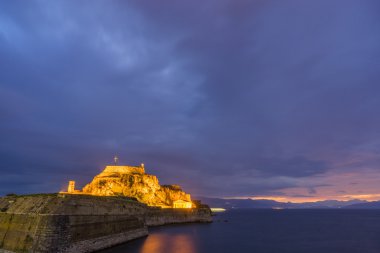 Korfu Adası Yunanistan eski Kalesi