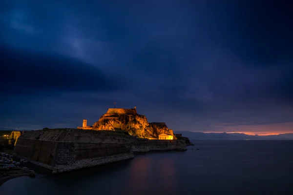 La vecchia fortezza dell'isola di Corfù — Foto Stock