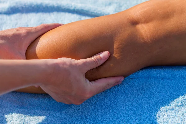 Chiropraktische Massage-Therapie Frau — Stockfoto