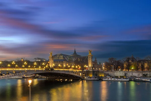 Мост Александра Iii Париж Франция — стоковое фото