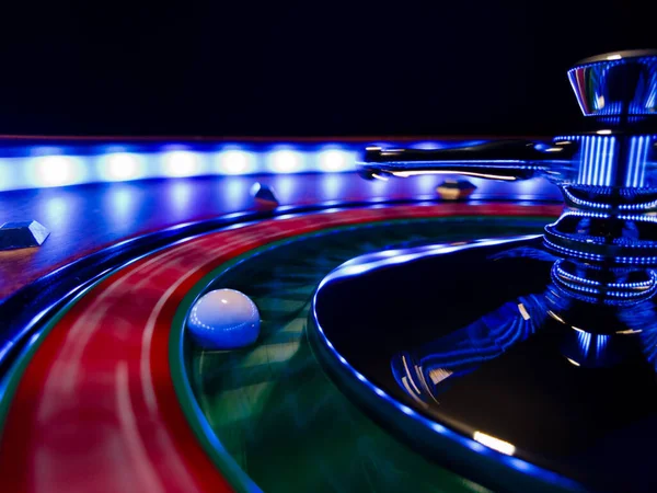 Roulette wheel close up at the Casino - Selective Focus