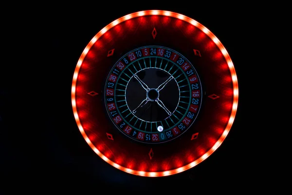 Roulette wheel close up at the Casino - Selective Focus