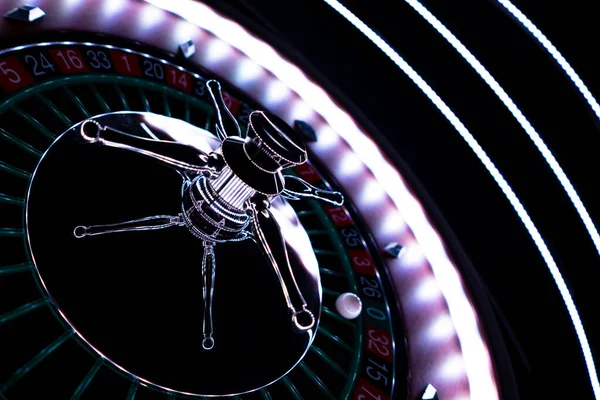 Kumarhanede rulet çarkı kapanır - Seçici Odak