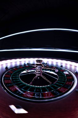 Kumarhanede rulet çarkı kapanır - Seçici Odak