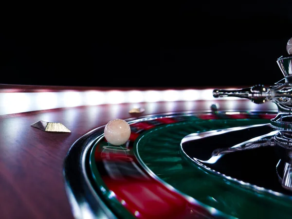 Roulette wheel close up at the Casino - Selective Focus