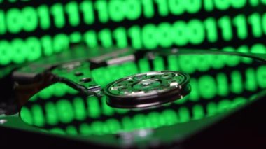Matrix patern içeren mekanik sabit disk sürücüsü