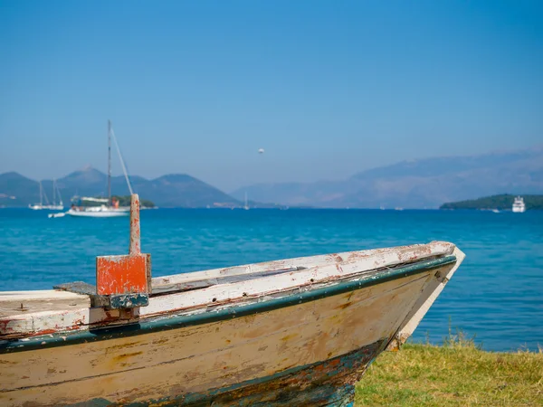 Harbor of Nidri on Lefkas island — Stock Photo, Image