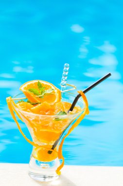 taze turuncu mojito twist ile kokteyl
