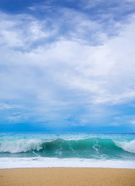 Beach of the island of Lefkada in Greece — Stock Photo, Image