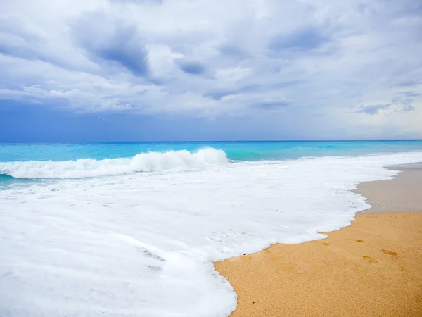 Strand der Insel Lefkada in Griechenland — Stockfoto