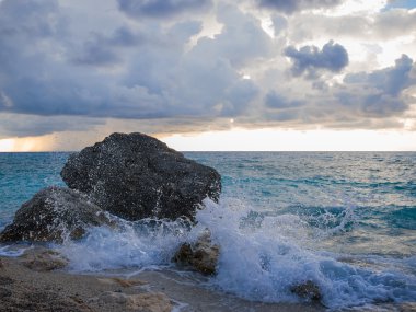 lefkada ünlü kathisma plaj 