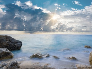 lefkada ünlü kathisma plaj 