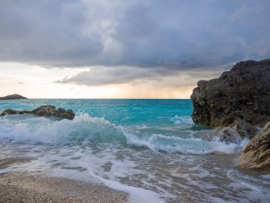 lefkada ünlü kathisma plaj 
