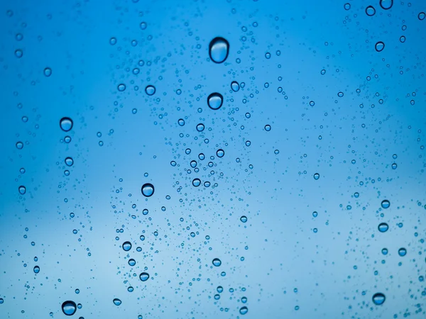 Gotas de água na janela — Fotografia de Stock