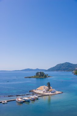 sahne vlacherna Manastırı, Vigla, Korfu