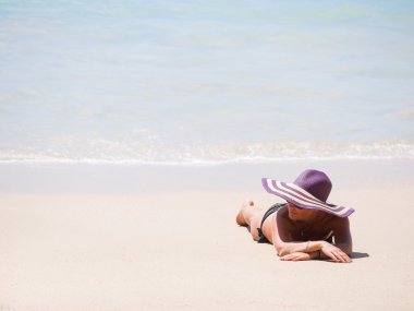 kadın Tayland Beach