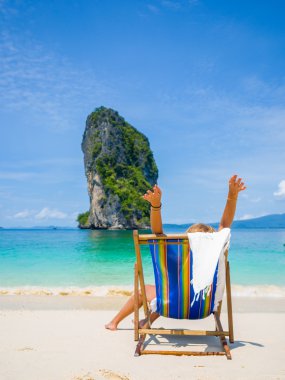 kadın Tayland Beach