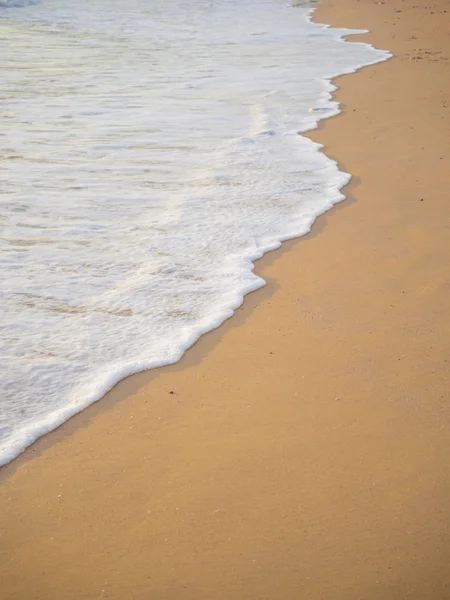 Sand beach and wave — Stock Photo, Image