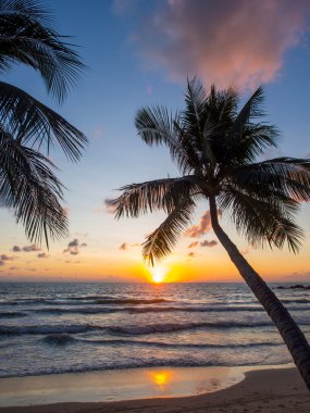 Koh Samui Adası Deniz gündoğumu