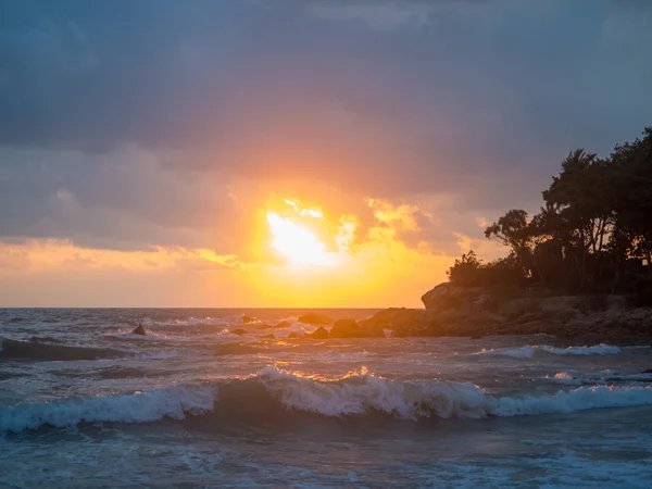 Sea sunrise in Koh Samui island — Stock Photo, Image