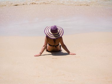 kadın Tayland Beach