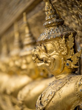 Wat Phra Kaew (tapınakta grand palace)