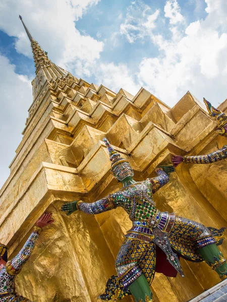 Grand Palais et Temple du Bouddha Émeraude à Bangkok — Photo
