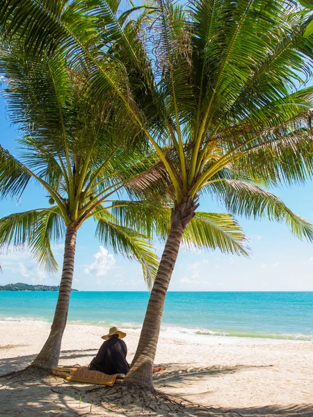 Tropischer Strand der Insel Koh Samui — Stockfoto