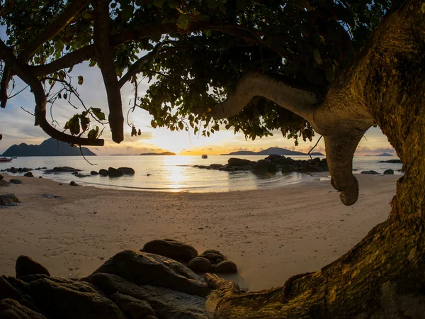 Kaunis auringonnousu Rawai Phuketissa — kuvapankkivalokuva