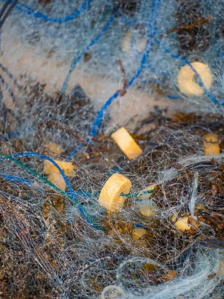 Rete da pesca da vicino sfondo — Foto Stock