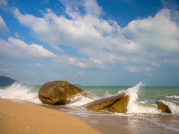 Plage tropicale à Koh Samui, Thaïlande — Photo