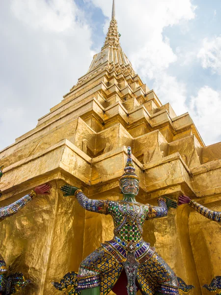 Gran Palacio y Templo del Complejo de Buda Esmeralda en Bangkok —  Fotos de Stock