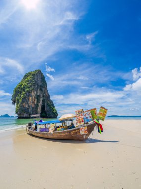 Tropikal railay beach Tayland