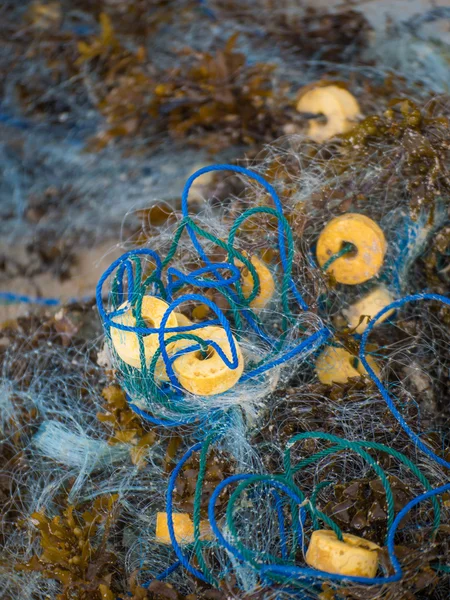 Fishing net close up background — Stock Photo, Image