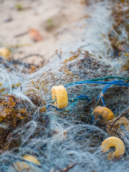 Fischernetz Nahaufnahme Hintergrund — Stockfoto