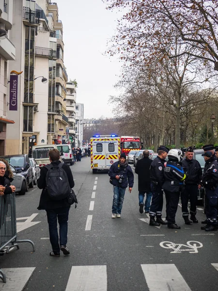 Charlie Hebdo masacre Paris Francia — Foto de Stock