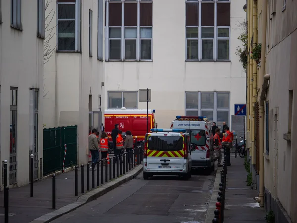 Резня в Шарли-Эбдо в Париже — стоковое фото