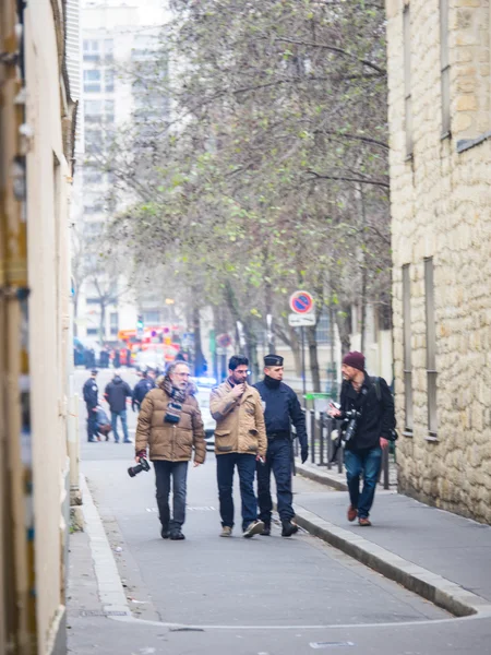 Charlie Hebdo massacro Parigi Francia — Foto Stock