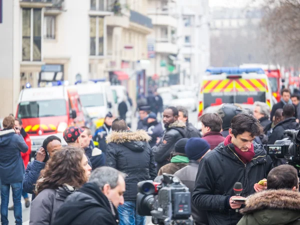 Massacre Charlie Hebdo Paris France — Photo