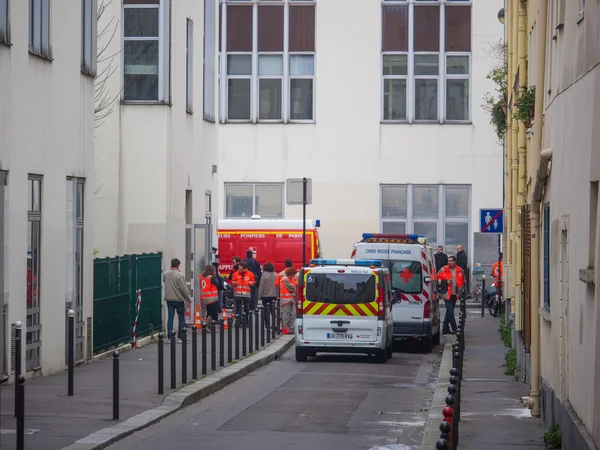 Charlie hebdo massaker paris frankreich — Stockfoto