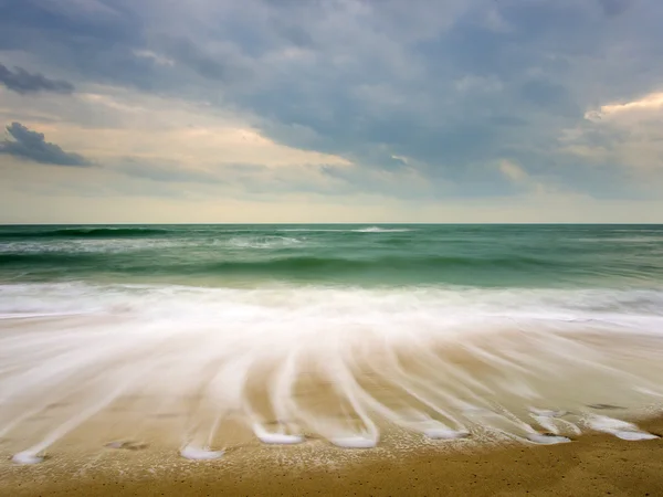 Footprints in the sand — Stock Photo, Image