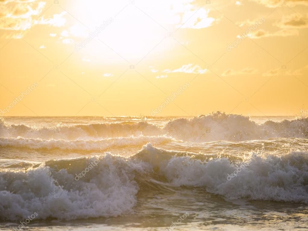 Sea sunrise in Koh Samui island